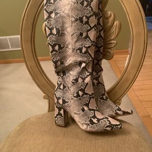 Snake print natural color